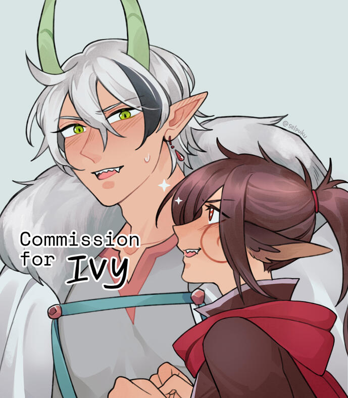 Character bust couple Character bust couple