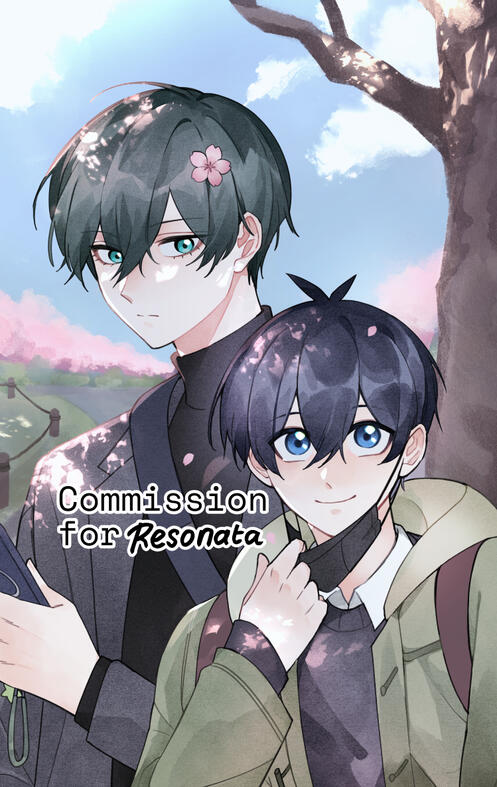 Scene illustration couple