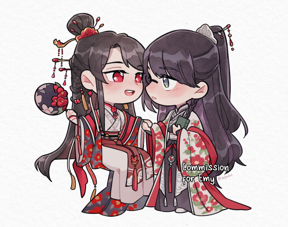 Chibi couple Chibi couple