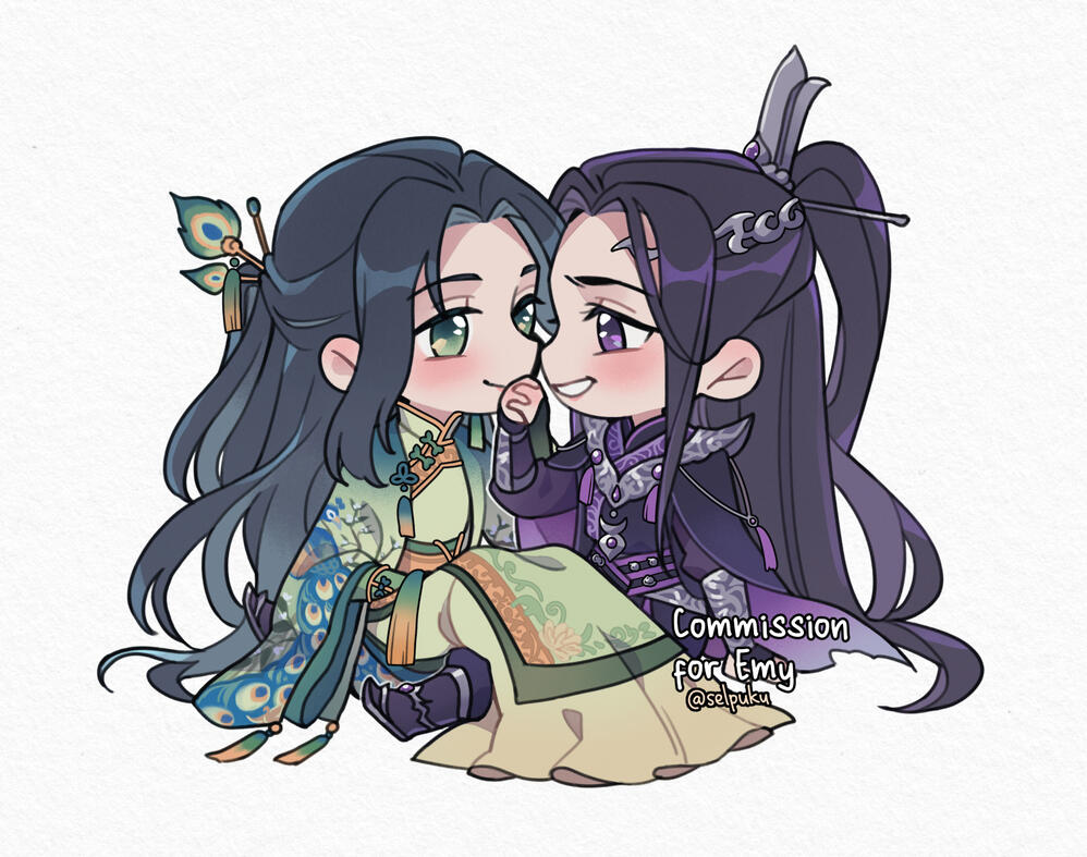 Chibi couple Chibi couple