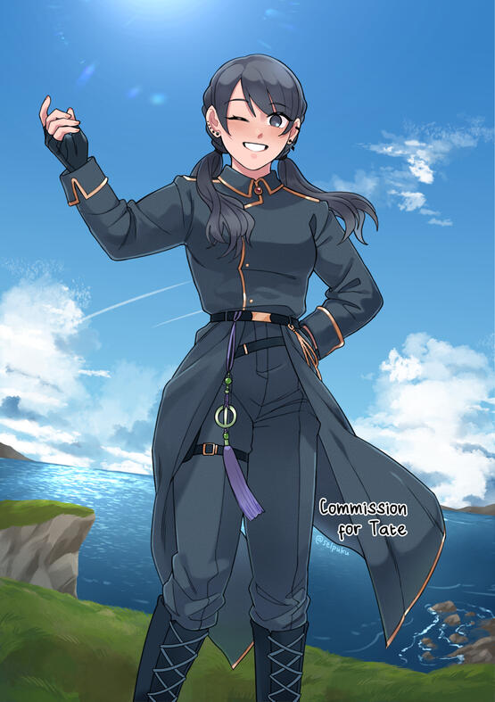 Scene illustration single